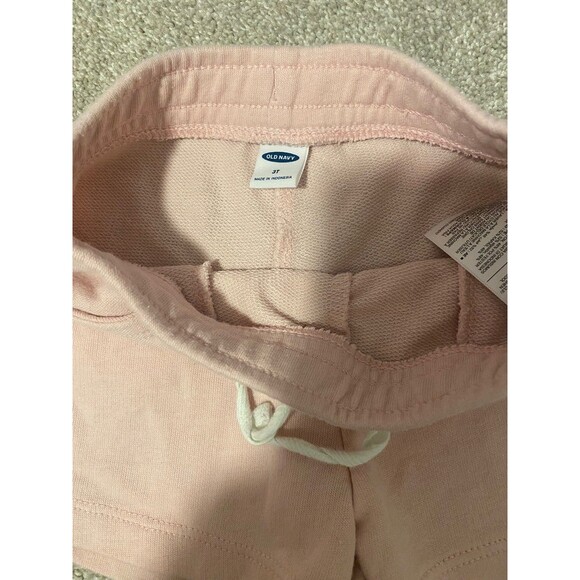 Old Navy Pull-On Cotton Jaw-String Toddler 3T Shorts Pink - Picture 3 of 3